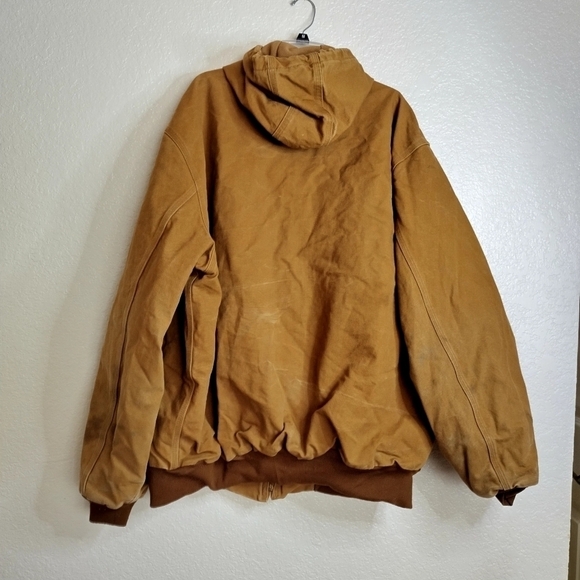 Vintage Carhartt Detroit hoodie canvas full zip jacket sz 2XL - Picture 12 of 16